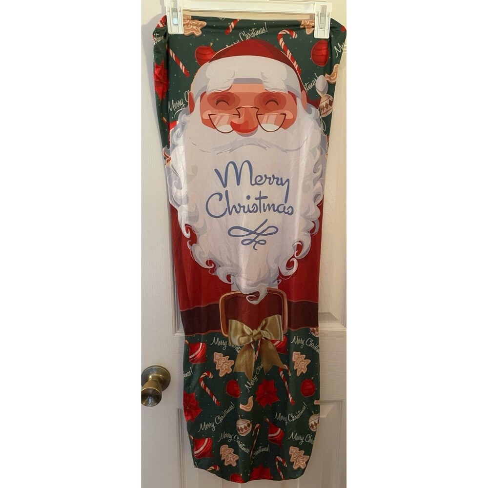 5ct Holiday Seat covers Santa Merry Christmas Super soft!